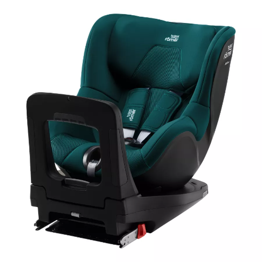 Scaun auto pentru copii Britax Römer, rotativ cu baza isofix, 3 luni-4 ani, 61-105 cm, 18 kg, DUALFIX 5Z Atlantic Green, Greensense